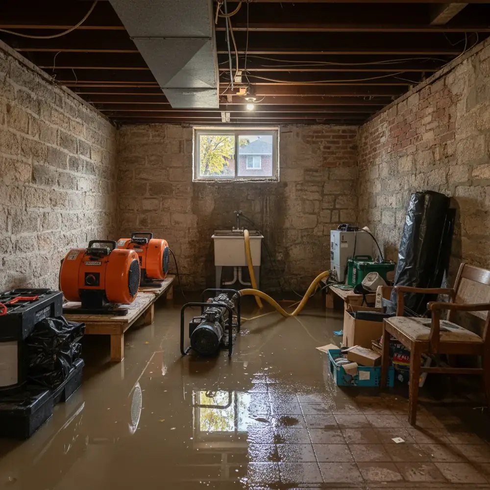 Flooded Basement Cleanup